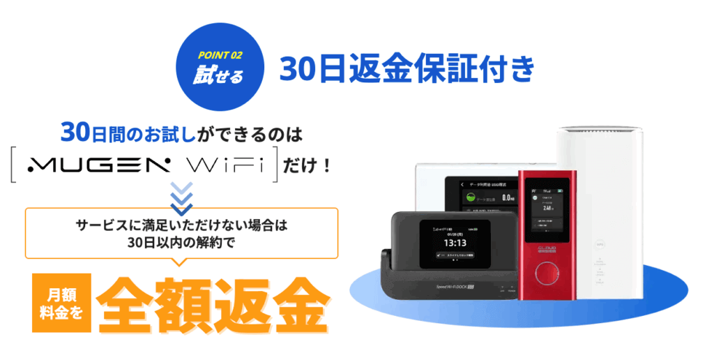 30日返金保証