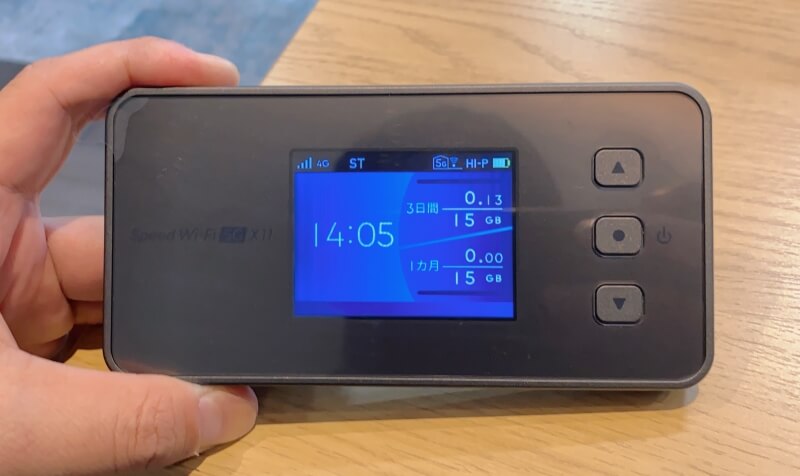 Speed WiFi 5G X11の実機レビュー