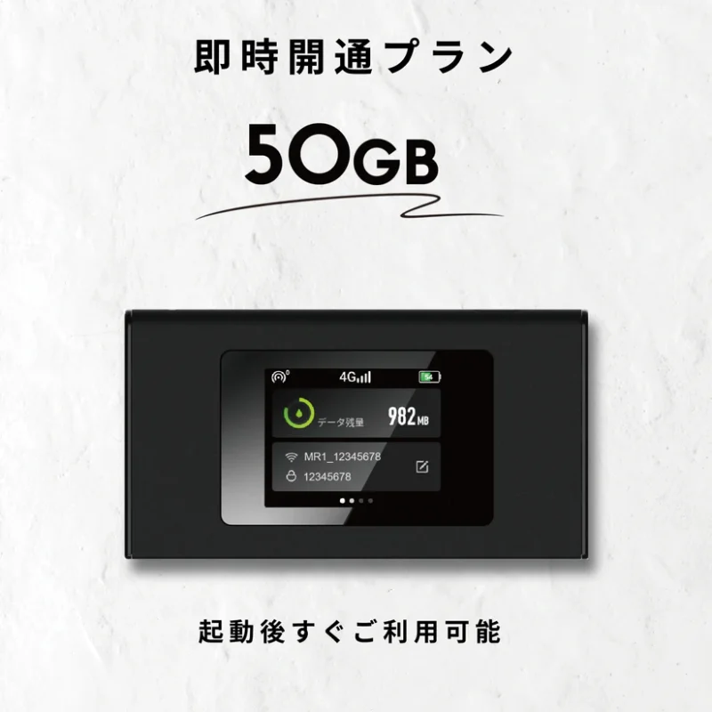 ギガセットWiFi50GB